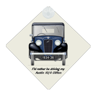 Austin 10/4 Clifton 1934-36 Car Window Hanging Sign